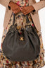 Louis Vuitton Brown Leather 'Mahina' Hobo Bag