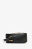 Burberry Brown Novacheck Canvas Black Leather Camera Crossbody