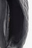 Versace Black Quilted Leather Pouch Chain Crossbody