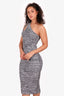 Remain Grey Knit Asymmetrical 'Mila Knit' Midi Dress Size 38