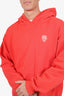 Girls Don't Cry Red Logo Print Hoodie Size L Mens