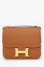 Hermès 2023 Gold Epsom Leather Constance Mini 18