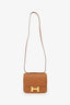 Hermès 2023 Gold Epsom Leather Constance Mini 18