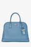 Prada Blue Saffiano Lux Medium Promenade Top Handle