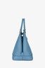 Prada Blue Saffiano Lux Medium Promenade Top Handle
