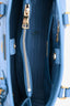 Prada Blue Saffiano Lux Medium Promenade Top Handle