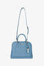 Prada Blue Saffiano Lux Medium Promenade Top Handle