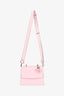 Christian Dior 2014 Pink Pebbled Calfskin Be Dior Mini Flap Bag
