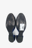 Roger Vivier Blue Satin Crystal Buckle 'Chips' Flats Size 36.5