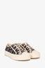 Christian Dior Navy Oblique Low Top Sneakers Size 37