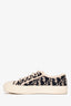 Christian Dior Navy Oblique Low Top Sneakers Size 37