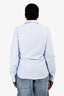 Burberry Blue Cotton Oxford Button-Up Shirt Size  M