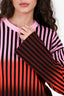 Opening Ceremony Pink/Brown Ombre Cotton Striped Sweater + Mini Skirt Set Size S