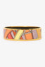 Hermès Multicolour Patterned Wide Enamel Bangle