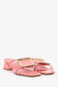 Roger Vivier Pink Patent Leather Bikiviv' 45 Sandals Size 35.5