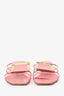 Roger Vivier Pink Patent Leather Bikiviv' 45 Sandals Size 35.5