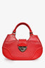 Louis Vuitton Red Epi Leather 'Sac Montaigne' Shoulder Bag