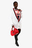 Louis Vuitton Red Epi Leather 'Sac Montaigne' Shoulder Bag