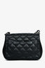 Pre-Loved Chanel™ 2021 Black Lambskin Mini Square Crossbody Bag