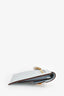 Hermès 2021 Light Blue Leather Kelly Pocket Compact Wallet