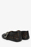 Alaïa Black Leather Lasercut Ballet Flats Size 37.5