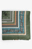 Hermès Green Printed Cashmere/Silk 'Pirates' Scarf 140