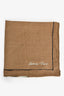 Hermès Brown Cashmere/Silk 'Libre Comme Pegase' Scarf 140