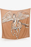 Hermès Brown Cashmere/Silk 'Libre Comme Pegase' Scarf 140