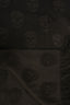 Alexander McQueen Black Wool Knit Skull Rectangle Scarf