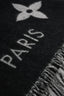 Louis Vuitton Black/Grey Cashmere Monogram Rectangle Scarf