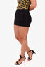 Gucci x Adidas Black Cotton Web Piping Logo Mini Skirt Size XS