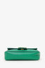 Gucci Green/Gold Leather Mini 'Marmont' GG Crossbody Bag