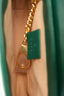 Gucci Green/Gold Leather Mini 'Marmont' GG Crossbody Bag