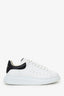 Alexander Mcqueen White/Black Leather Platform Sneakers Size 40