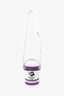 Louis Vuitton White/Purple Leather Paint Can Top Handle With Strap