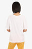 Dries Van Noten White T-Shirt Size M