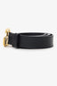 Gucci Black Leather GG Marmont Belt Size 95