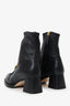 Gucci Black Leather 1955 Horsebit Ankle Boots Size 37.5