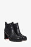 Christian Louboutin Black Leather Marchacroche 70 Chelsea Boots Size 37.5