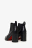 Christian Louboutin Black Leather Marchacroche 70 Chelsea Boots Size 37.5