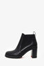 Christian Louboutin Black Leather Marchacroche 70 Chelsea Boots Size 37.5
