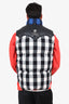 Mastermind Red/Yellow Checked Puffer Vest Size 42