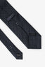 Ermenegildo Zegna Black Silk Polka Dot Tie Mens
