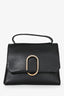 3.1 Phillip Lim Black Leather Paper Clip Top Handle with Strap
