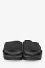 MM6 Maison Margiela Black Rubber Slides Size 41