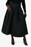 Maje Black Nylon Voluminous Skirt Size 42