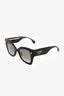 Fendi Black Frame Side Logo Square Sunglasses