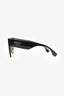 Fendi Black Frame Side Logo Square Sunglasses