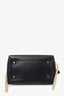 Celine Black/Cream Leather Logo Belt Bag
