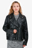 Acne Studios Black Leather New Merlyn Jacket Size 38